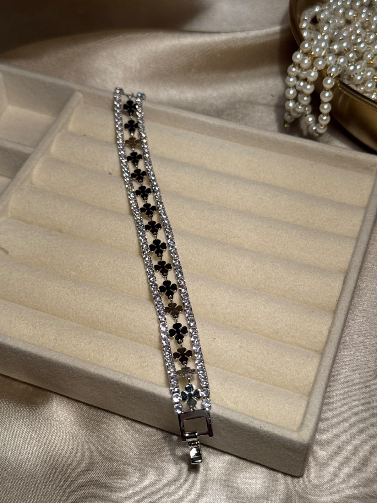 Silver Petal Bracelet
