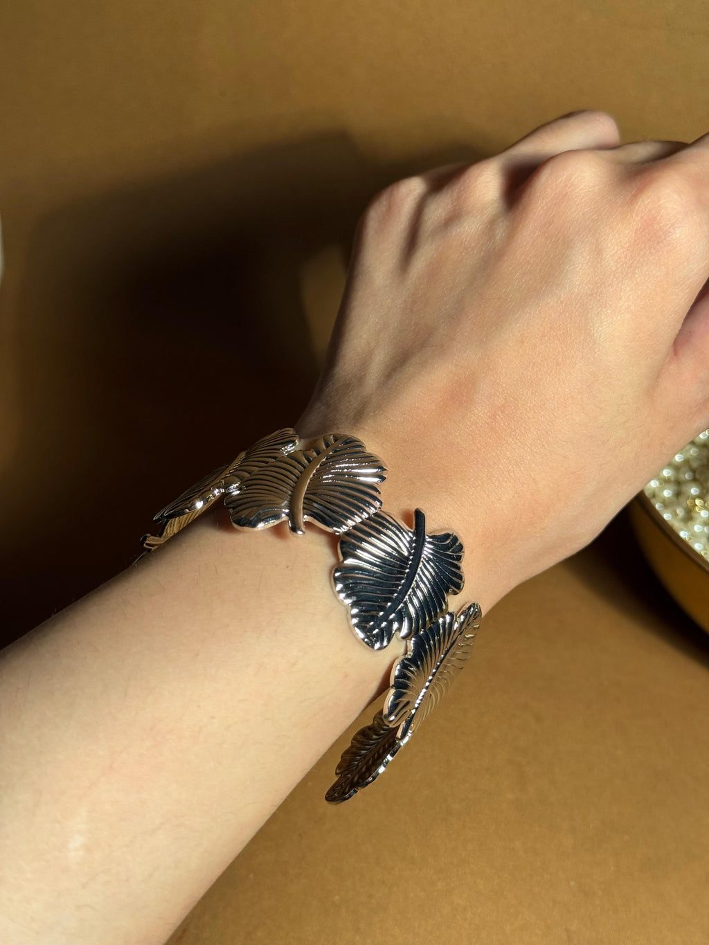 Elara Leaf bracelet - Silver