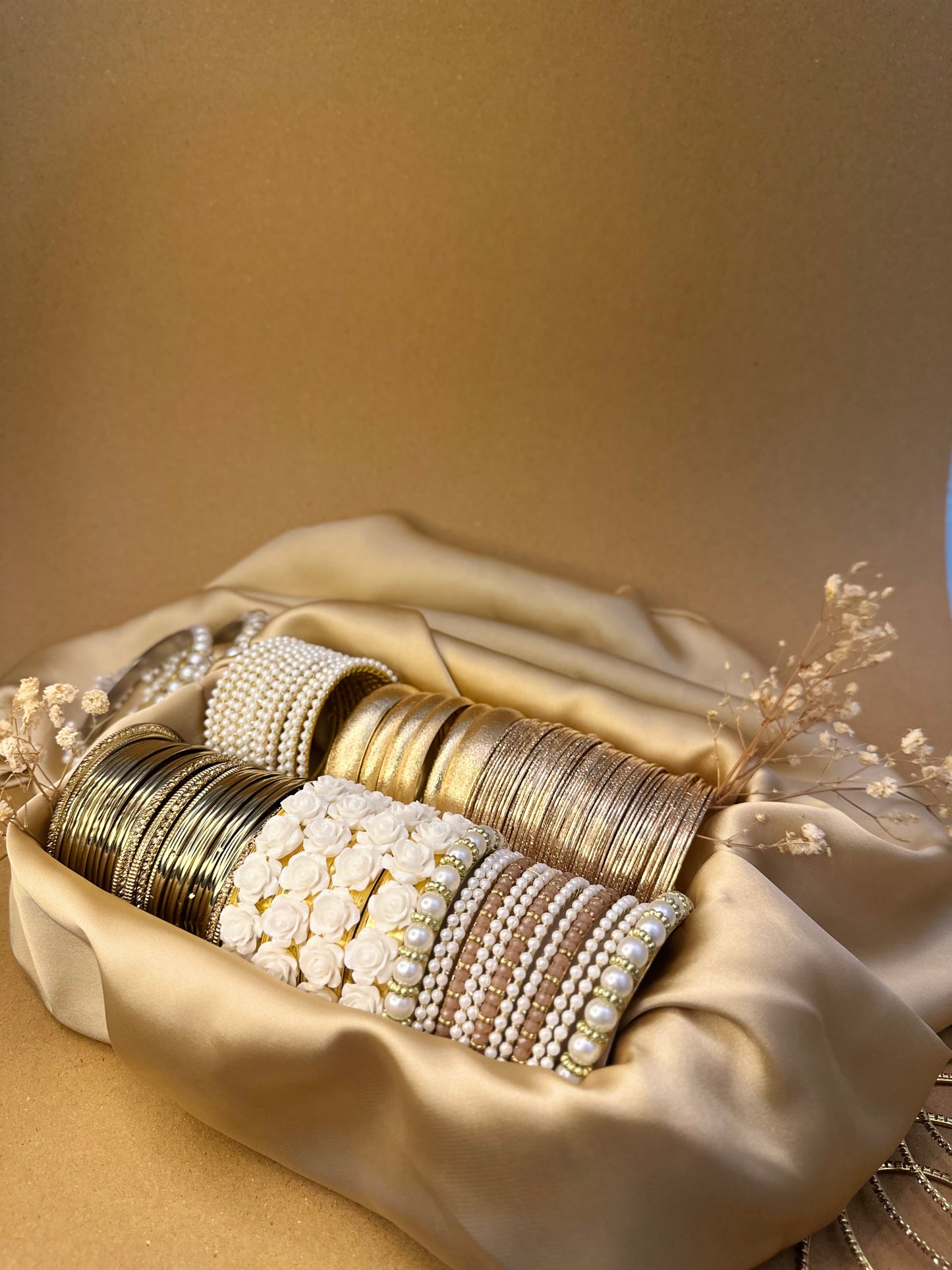 Gold bangle box