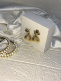 Chiriya katoori gold and green