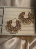 Mahrani earrings- beige