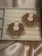 Mahrani earrings- beige