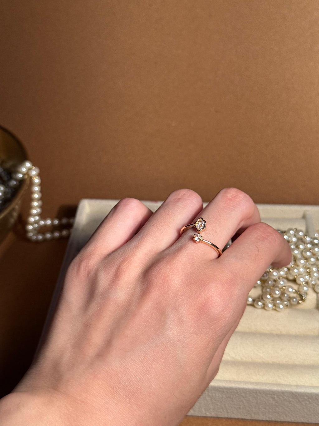 Dazzling Gold Ring