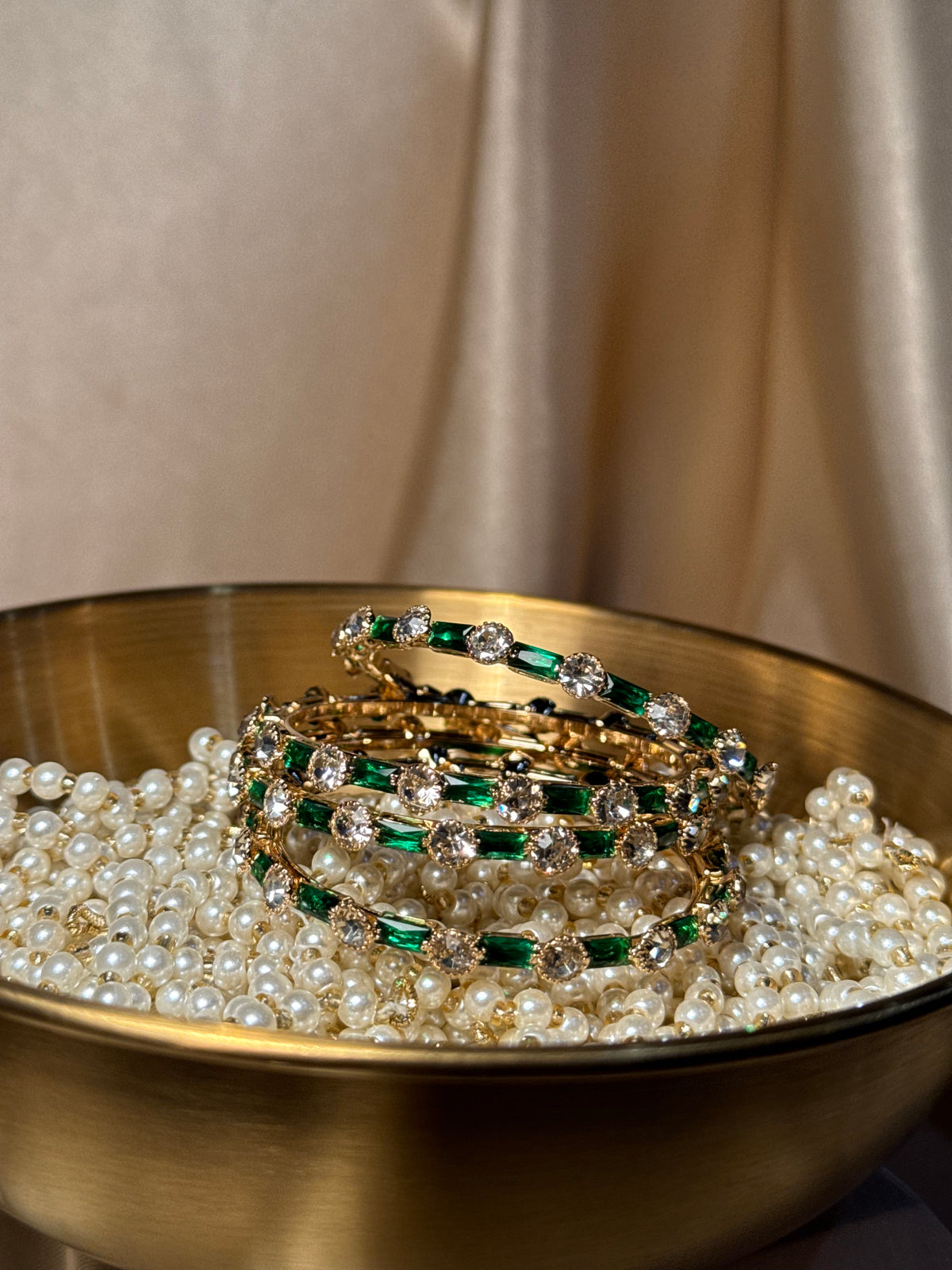 Green Zareen bangle (kids collection)