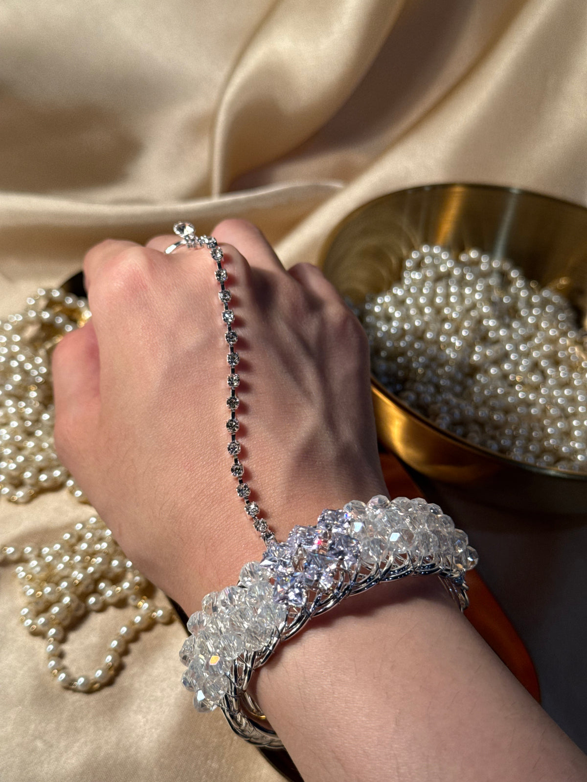 2 in 1 bangle silver (kids collection)