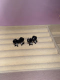 Bow Ties Studs - Black