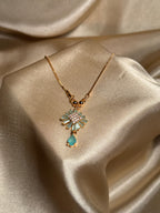 Bloom Necklace Gold (Green)