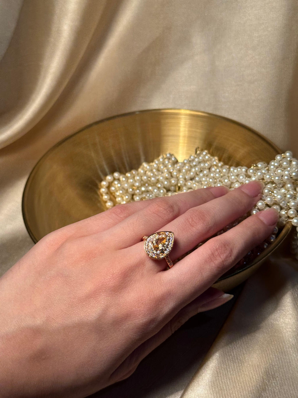Droplet Ring Gold
