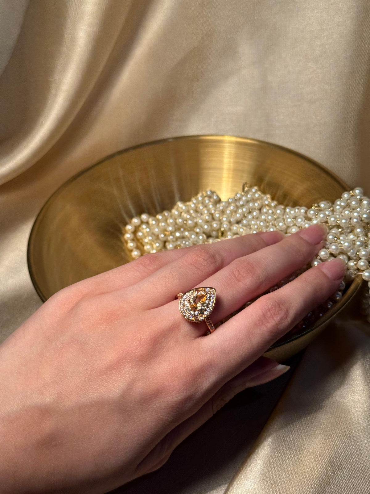 Droplet Ring Gold