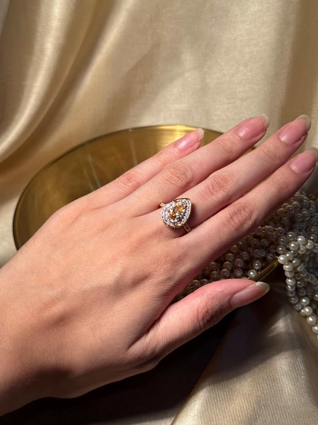 Droplet Ring Gold