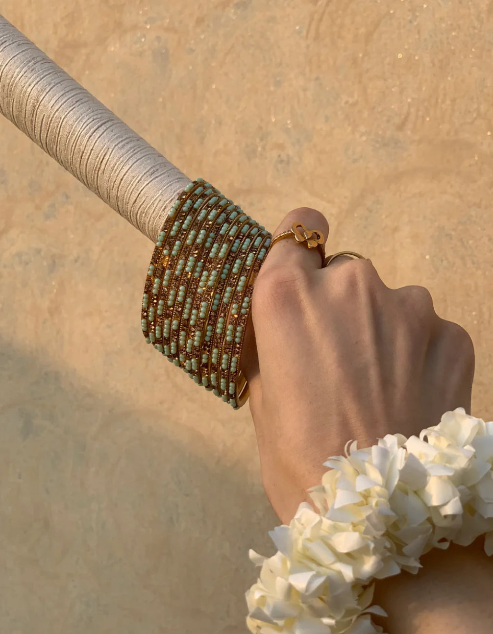 Neha Bangles (feroze and copper)