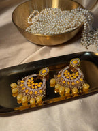 Nilofer Earrings - Yellow
