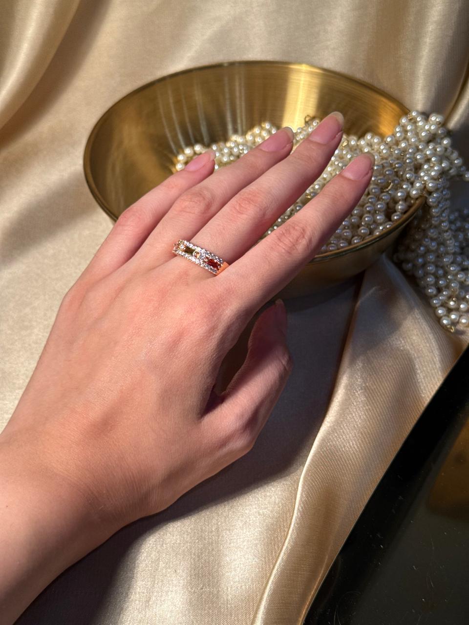 Zara Ring Gold - Multi - 2