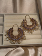 Mahrani earrings- grey