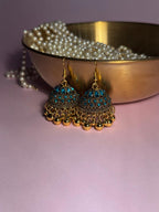 Meena karri antique Earrings - Blue
