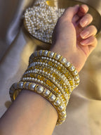 Moti Rani bangles - Yellow