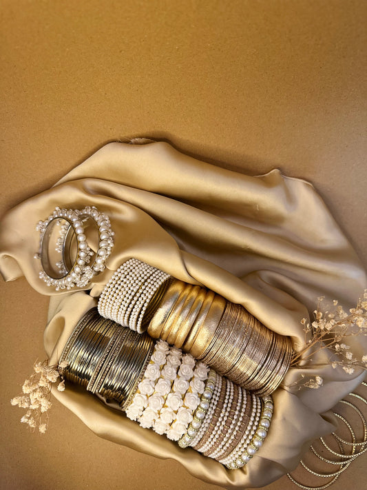 Gold bangle box