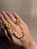Circle Sona Double Ring - Grey