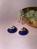 Gem hoops - Blue holographic