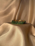 Zara bangles Gold - Green (kids collection)