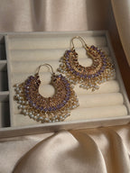 Mahrani earrings- grey