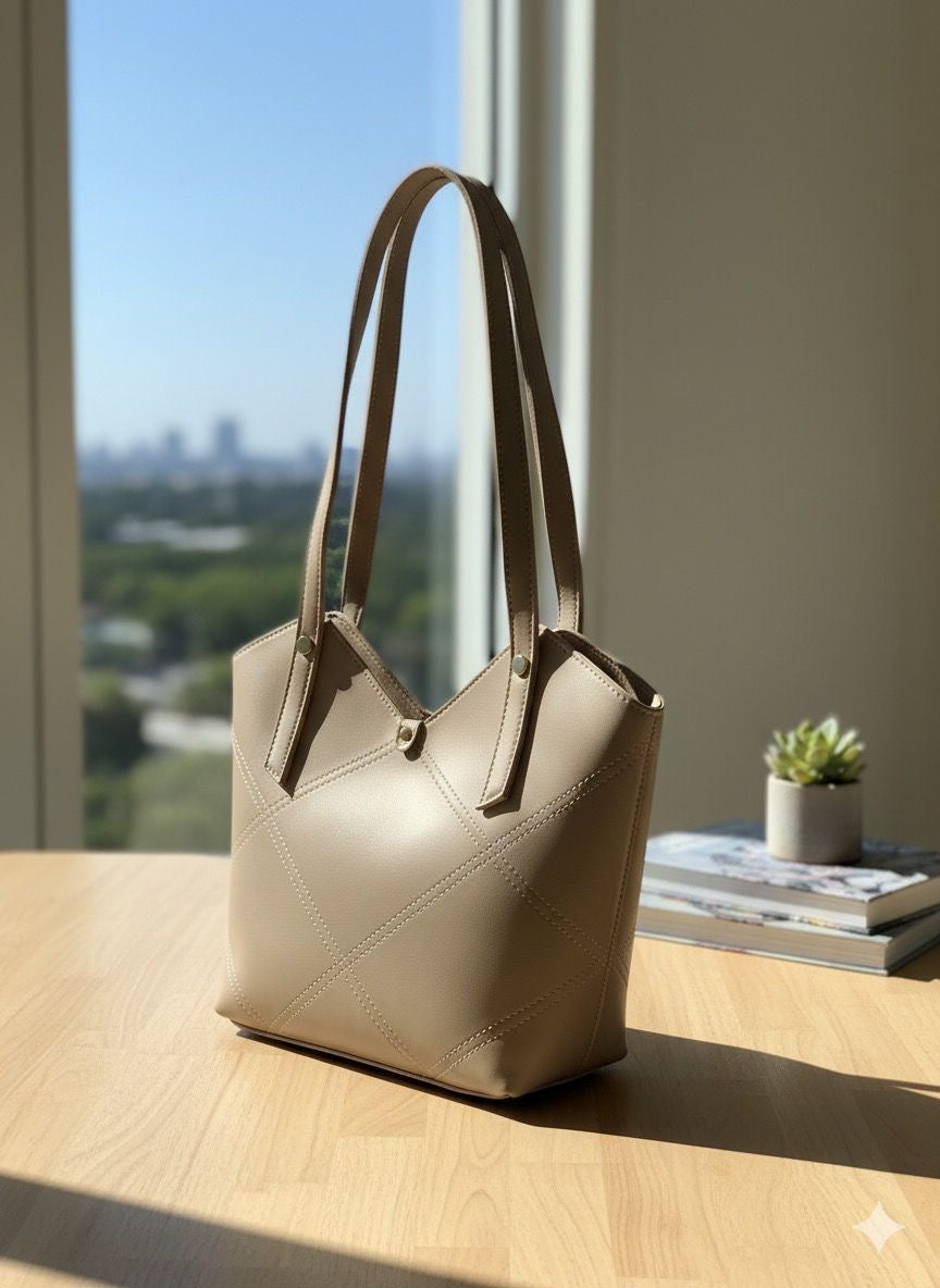 SW-005 Dipped V Bagg - Beige