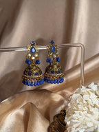 Nani ki jhumkiyan khass collection-gold and blue