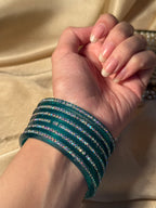 Sparkle bangle-turquoise