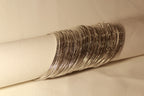 Silver bangles (30 Pieces)