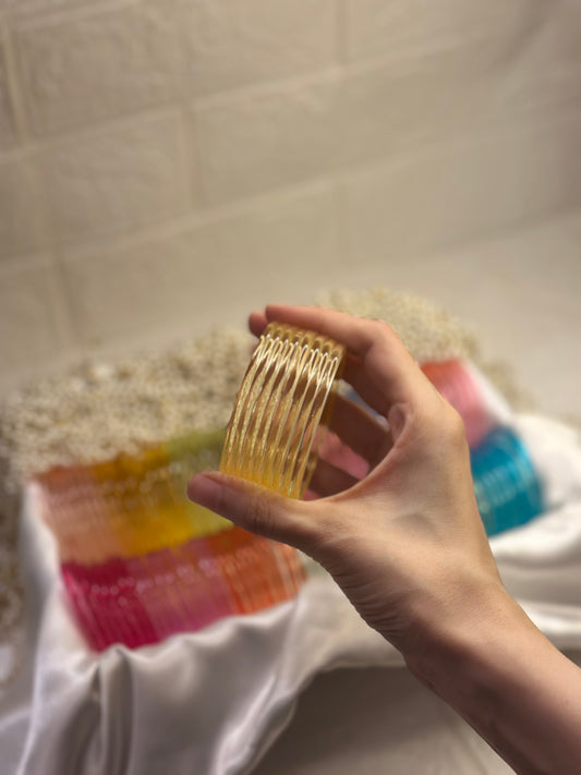 Viral Jelly bangles - Butter Yellow
