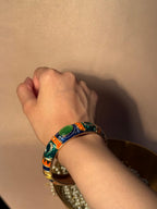 Rangeen Cuff (bracelet) - Blue & Green