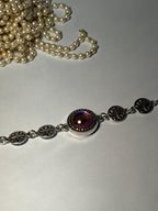 Halo Gem Bracelet - Purple