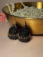 Ruhi jhumki - Black