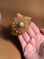 Sunflower Moti karra - Gold
