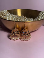 Meena karri antique Earrings - Black Holographic