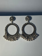 Nawab Ghungroo Earrings - Silver