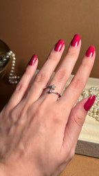 Starlet silver ring