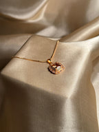 Royal Oval Necklace (Purple)
