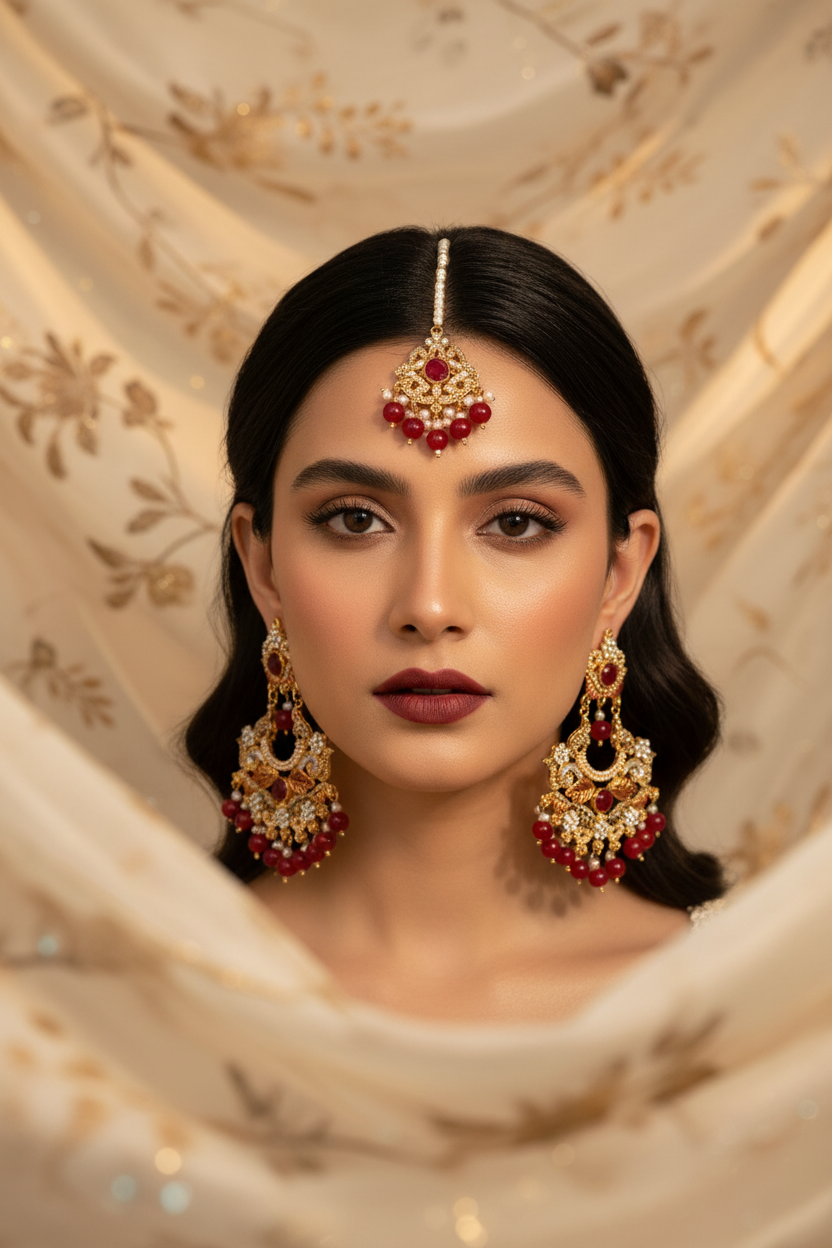 Noor jehan collection (Maroon)