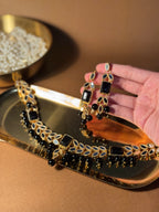 Kundan sheesha - black