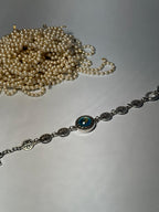 Halo Gem Bracelet - Blue
