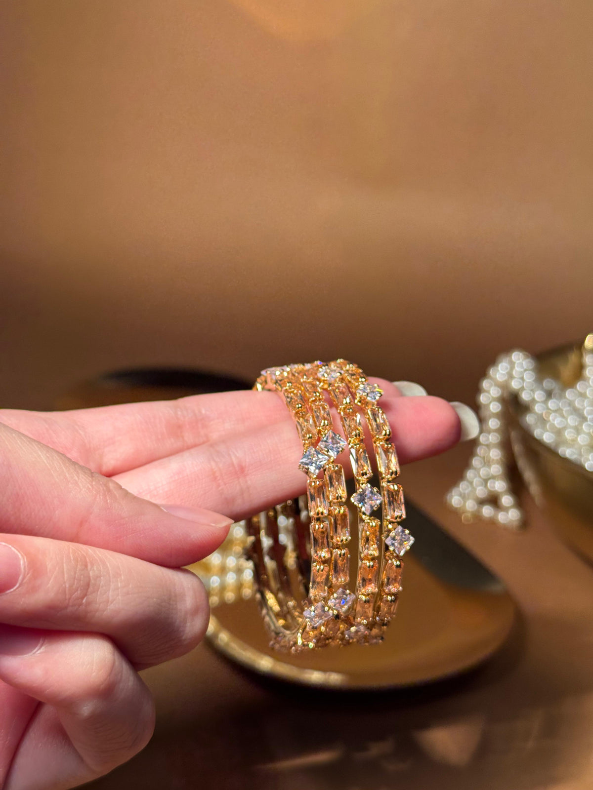 Noor bangles Gold - (kids collection)