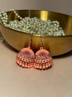 Matt jhumki heer - Light Pink