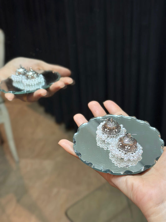 Moti jhumki charcoal- eid collection