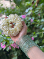 Raindrop bangle (6) sage