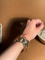 Elara Leaf bracelet - Gold