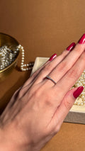 3 Dotted Silver Ring