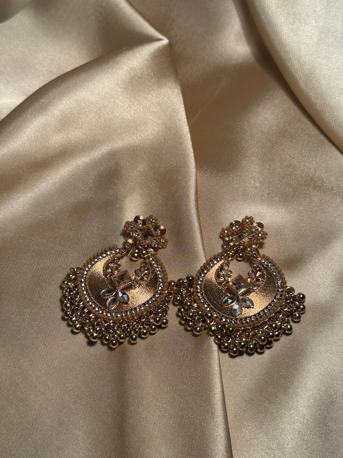 Mahjabeen earrings-gold