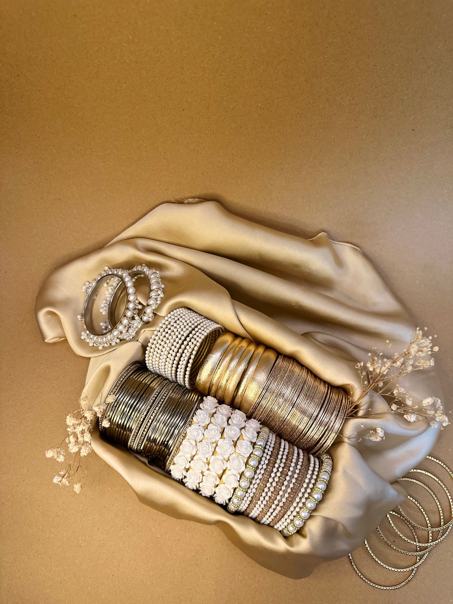 Gold bangle box