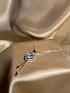 Oval Necklace Silver